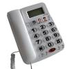 Landline Phone Analog Telephone with Display Shinny Surface