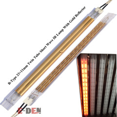 Twin Tube Infrared Lamp Quartz Heater Infrared Tube Lamp 1500W 2000W