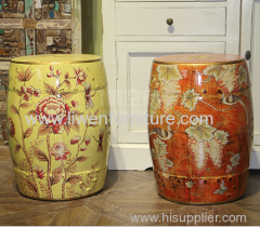 Porcelain decoration garden stool