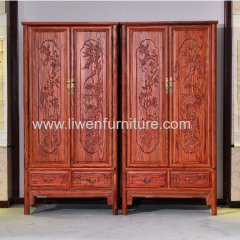 Chinese antique carved cabinet