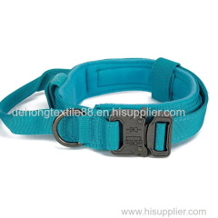 Tactical Adjustable Nylon Dog Collar for Medium Large Dogs