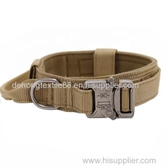 Tactical Adjustable Nylon Dog Collar for Medium Large Dogs