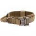 Tactical Adjustable Nylon Dog Collar for Medium Large Dogs