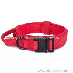 Tactical Adjustable Nylon Dog Collar for Medium Large Dogs