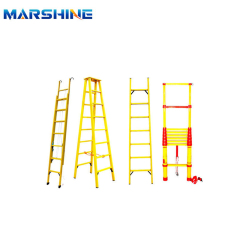 Electric Power Line Insulation Fiberglass Extension Ladder