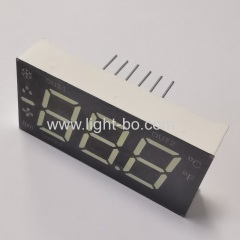 White Triple Digit 7 Segment LED Display common anode for Refrigerator Controller