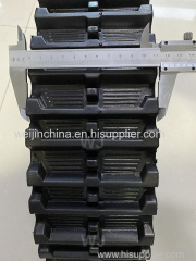 Snowblower rubber tracked chassis rubber crawler undercarriage rubber track