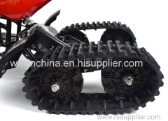 Snowblower rubber tracked chassis rubber crawler undercarriage rubber track