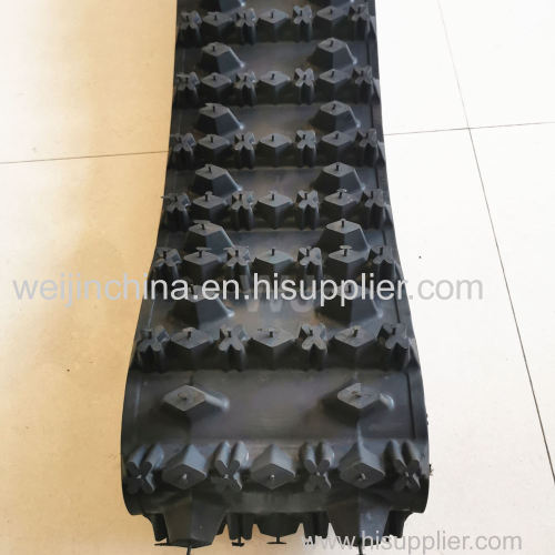 Rubber Track for Wheelchair Truck Tractors UTV ATV Rubber Track System 200x72x24mm