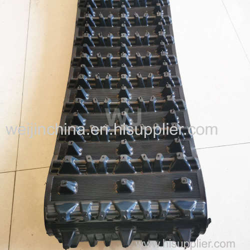 Rubber Track for Wheelchair Truck Tractors UTV ATV Rubber Track System Chassis Undercarriage 250x72x30mm