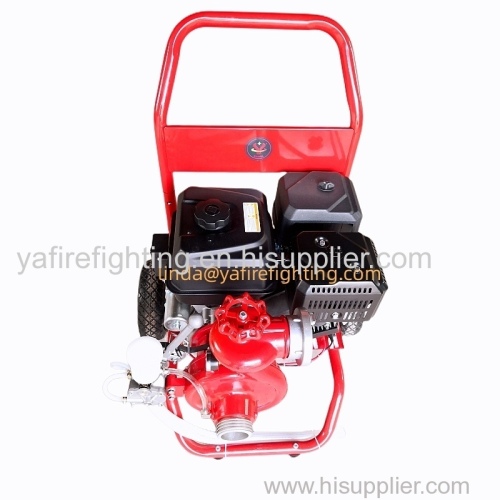 15hp popular portable fire fighting water pump on wheels emgercny fire pump