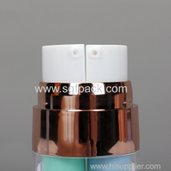 30ml 50ml 100ml Wholesale Custom Cosmetic Packaging Dual Chamber Plastic Lotion Bottle For Cosmetics