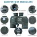 Uscamel Optics 10x50 Marine Binoculars With Rangefinder & Compass