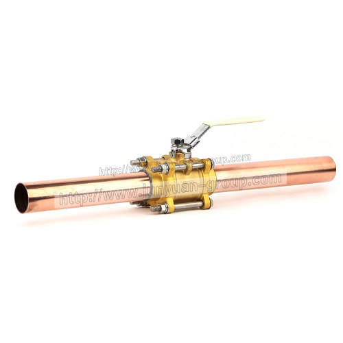 Three-Piece Construction Forged Brass Components with Medical Gas Ball Valves Factory