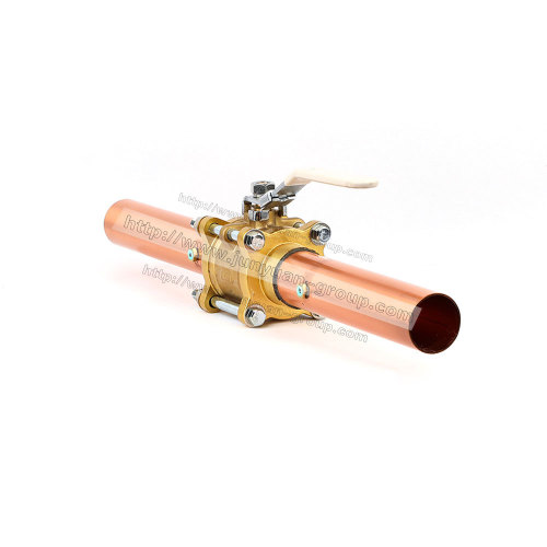 Three-Piece Construction Forged Brass Components with Medical Gas Ball Valves Factory