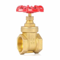 DN20 1-1/2" Brass Gate Valve - 200wog & 125wsp for Water Oil Gas Steam Fxf NPT