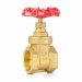 DN20 1-1/2" Brass Gate Valve - 200wog & 125wsp for Water Oil Gas Steam Fxf NPT