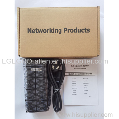 19W 100M POE injector 4578 power supply