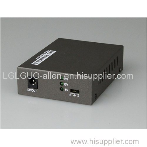 POE Splitter POE combiner three section adjustable voltage 5/12/18V standard IEEE802.3AT