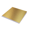 201 304 1mm Inox Titanium Gold/ Rose Gold / Blue Hairline Colored Stainless Steel Sheet For Bathroom Cabinets and Kitch