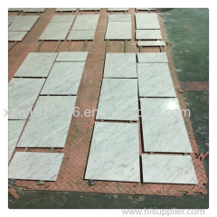 Carrara white marble slabs and tiles for wall and floor decoration