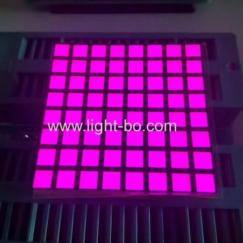 PINK LED color 8*8 Dot matrix LED Display Row anode column cathode for elevator indicator