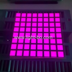 pink color display;dot matrix led display;square dot matrix; 8*8 dot matrix; 8 x 8 dot matrix