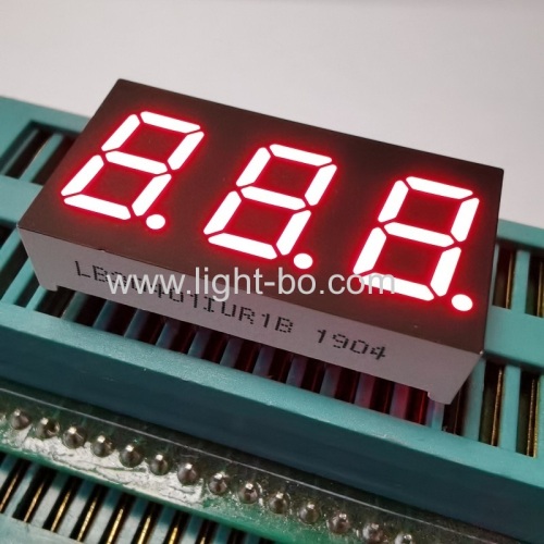 ultrahelle rote 0,4-Zoll-3-stellige 7-Segment-LED-Anzeige, gemeinsame Anode für Temperaturregler