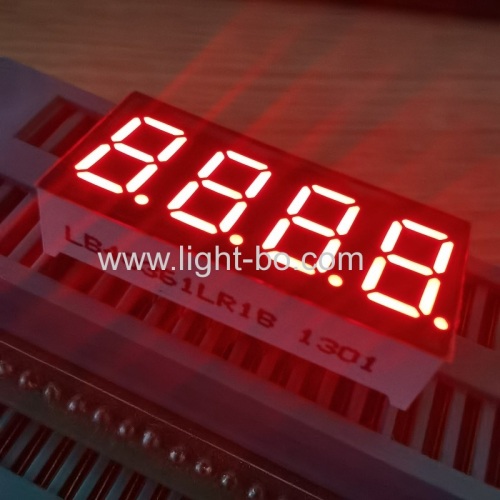 Super helle rote 9,2 mm 4-stellige 7-Segment-LED-Anzeige mit gemeinsamer Kathode für Temperaturregler