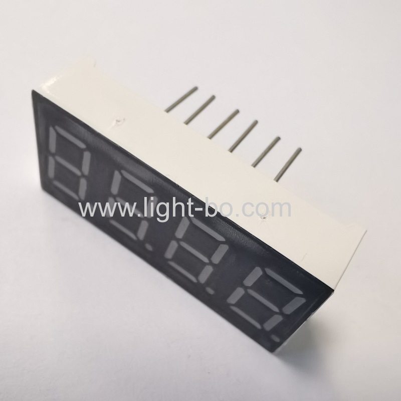 display de LED de 7 segmentos vermelho super brilhante de 9,2 mm de 4 dígitos catodo comum para controlador de temperatura