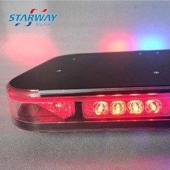 Starway Warranty Ambulance Warning Amber Flash Mini LED Strobe Lightbar aluminum dome warning led mini lightba