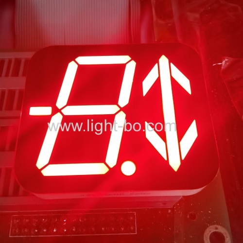 display de led de seta vermelha ultra brilhante ânodo comum para número de andar de elevador e indicador de direção