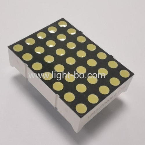 Ultra White 5 x 7 dot matrix led display 3mm Row Cathode for Elevator Position indicator