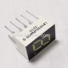 Ultra bright white 7.62mm Single Digit 7 Segment LED Display common anode for Hob