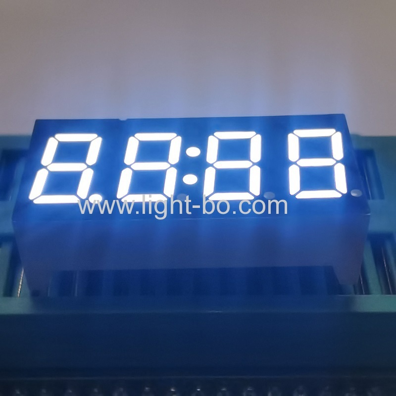 ultra brilhante branco 9,2 mm 4 dígitos 7 segmento led exibição de relógio cátodo comum para eletrodomésticos
