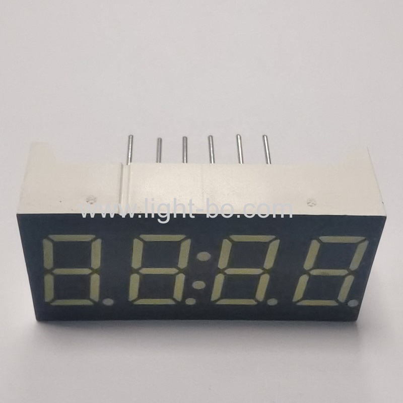 display dell'orologio a led a 7 segmenti a 4 cifre bianco ultra luminoso da 9,2 mm catodo comune per elettrodomestici