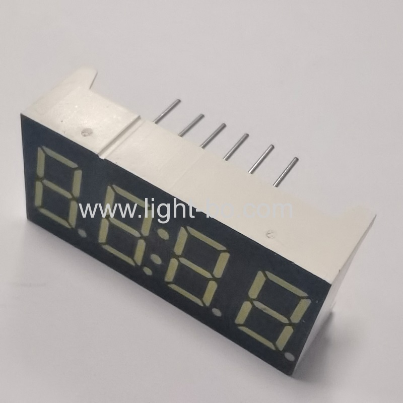 Affichage d'horloge à LED ultra brillant blanc de 9,2 mm à 4 chiffres et 7 segments à cathode commune pour appareils électroménagers