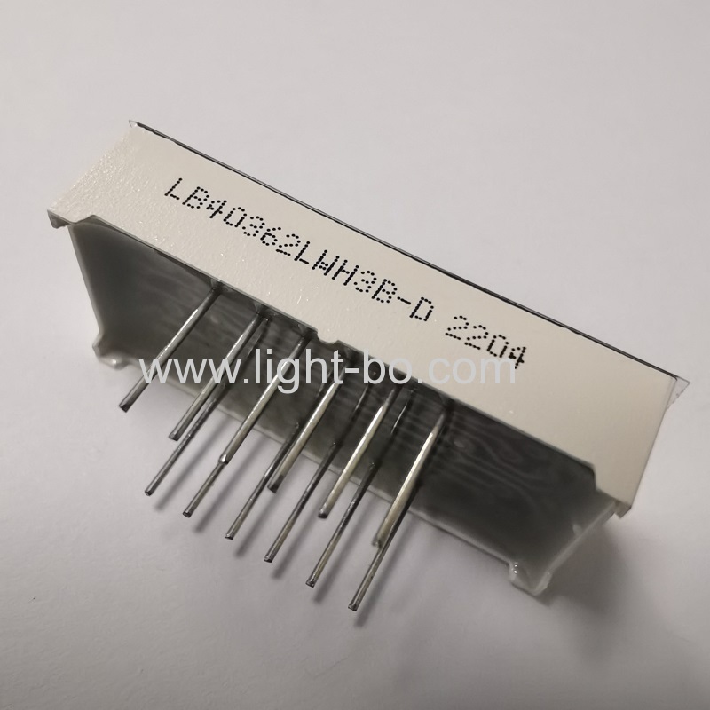 ultraweiße 0,36-Zoll-4-stellige LED-Anzeige mit sieben Segmenten, gemeinsame Kathode für die Uhranzeige