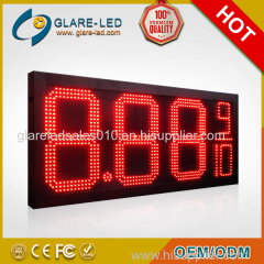 Gas Station Energy Saving Magnetic Turnover Oil Digital Price Display Board Led Gas Price Signs