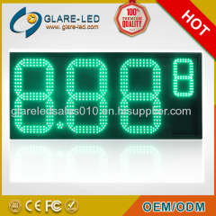 LED Gas Price Signs 7 Segment IP65 Outdoor Use Custom LED Gas Station Price Board