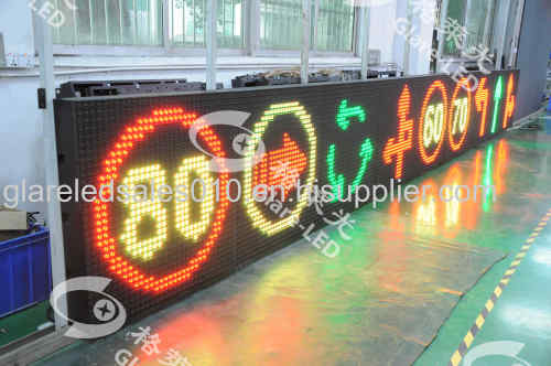 P16 P20 P25 P31.25 LED Traffic VMS Led Board Highway Motorway Outdoor Advertising Variable Message Signs