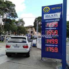 Outdoor Digital Fuel Price Signs Led Displays For Gas Station