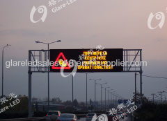 LED Digit Traffic Sign Highway Variable Message Board High Brightness Road Gantry LED Display Screen