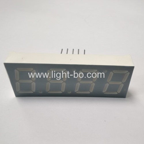 Super bright green 0.56 4 Digit 7 Segment LED Clock Display for wall oven control