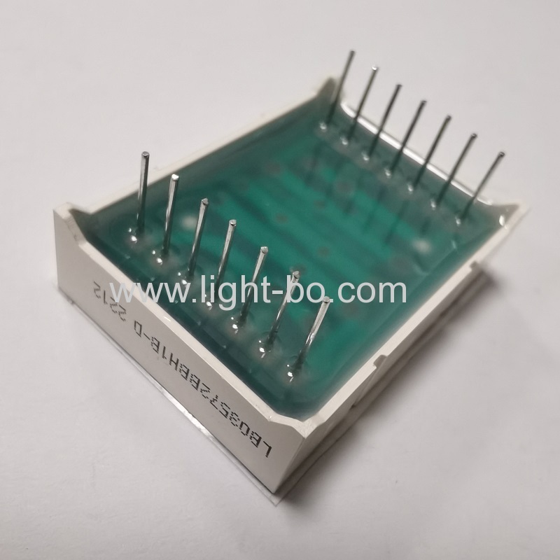 شاشة عرض LED زرقاء بقياس 1.26 بوصة و3 مم و5 × 7 بوصات لعلامات الحركة/مؤشرات موضع المصعد