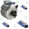 Marine electric system 2000rpm 550kNm 150kw inboard motor inverter waterproof for vessel boat ship yacht