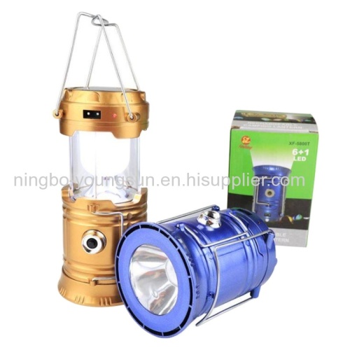 Solar rechargeable Outdoor Camping lights LED Lantern