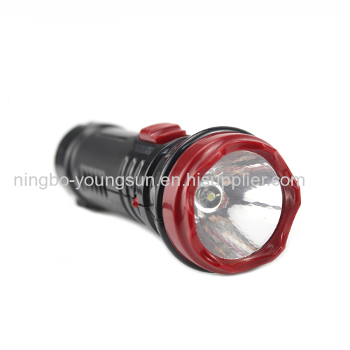 1W High Brightness Good Quality Low Price ABS Plastic Rechargeable LED Torch