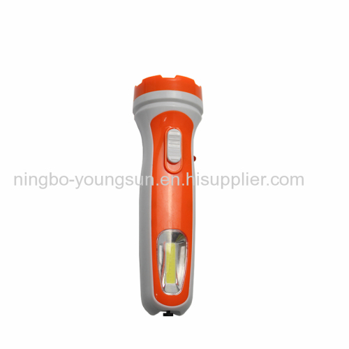 New ABS Plastic COB Side Light 1W Rechargeble LED Torch