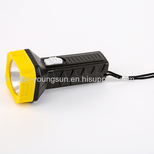 Hot Sell LED Battery 1*AA Plastic Torch